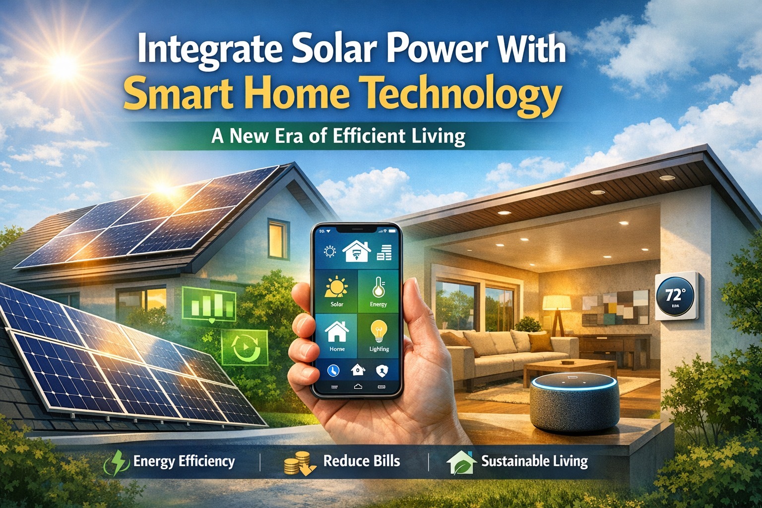 Integrate Solar Power With Smart Home Technology A New Era of Efficient Living